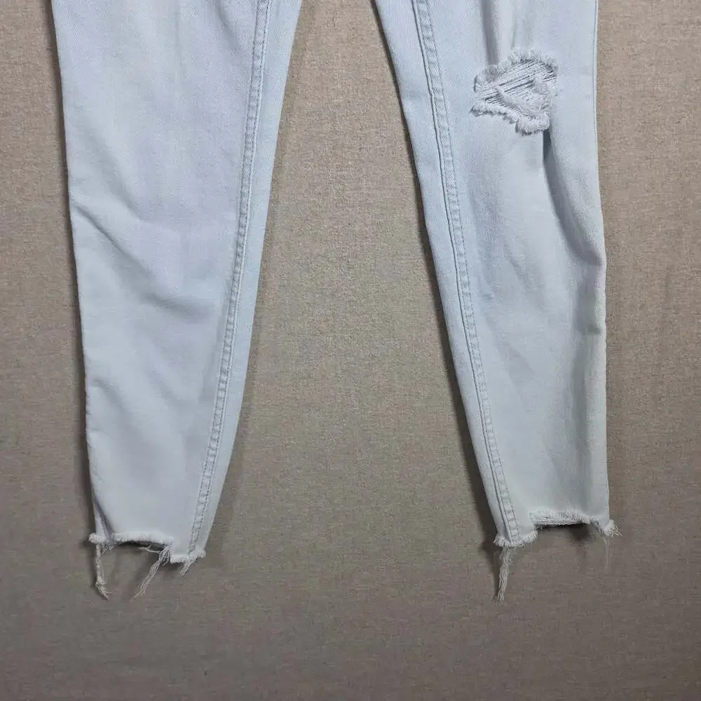Old Navy Women’s Size 0 Rockstar Super Skinny High Rise Jeans Smooth Pockets - Picture 8 of 10